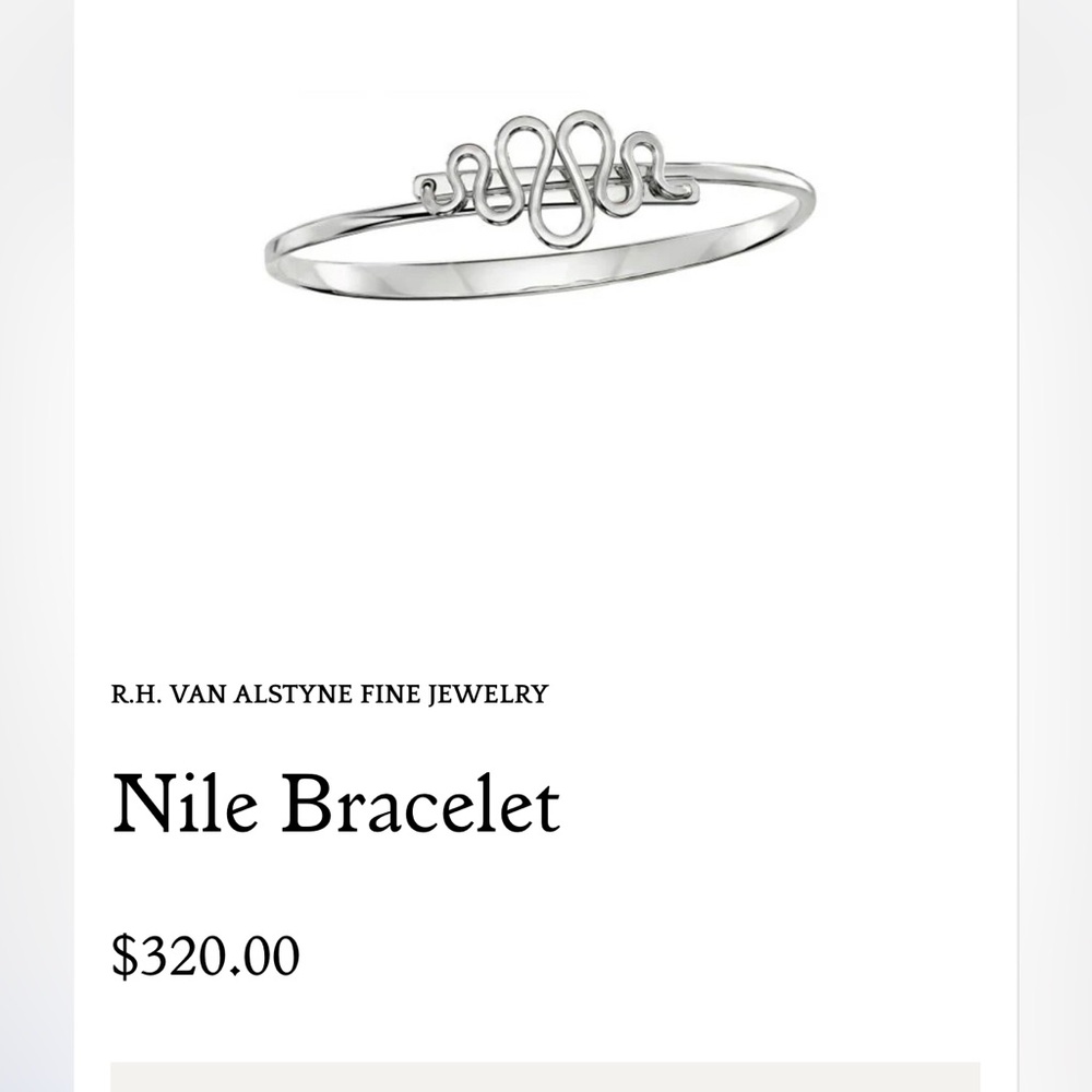 Ed Levin Nile Swing Style Sterling Silver Bangle